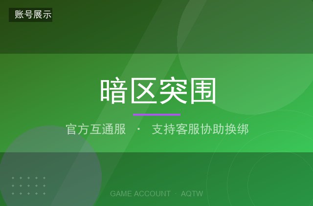 暗区突围 官方互通服 满改装备 保险箱 现金充裕
